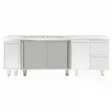 Electrolux Professional Evyeli Üst Tabla Altı İçin Dolap, Kayar Kapılı - 1200 Mm - Modular Line TEL2S12