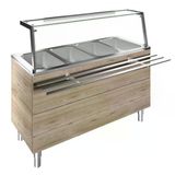 Electrolux Professional Müşteri Tarafında Bir Adet Boru Tip Paslanmaz Çelik Tepsi Kaydırma, Y= 900 Mm F02H4AF01W
