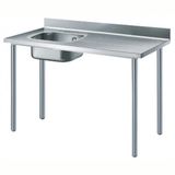 Electrolux Professional Özel Şef Çalışma Tezgahı, Sırtlı, 1 Evye (solda) - 1400 Mm TL1410SXEN