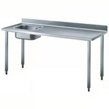 Electrolux Professional Özel Şef Çalışma Tezgahı, Tek Evyeli (evye Solda), Sırtlı - 1800 Mm TL1810SXPN