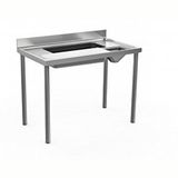 Electrolux Professional Sebze Hazırlık/yıkama Tezgahı, Polietilen Kesme Tahtası, 1 Hazne, Sıyırma Hunisi, Sırtlı - 1200 Mm TLV1210PN