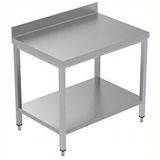 Electrolux Professional Sırtlı Çalışma Tezgahı, Taban Raflı - 1000 Mm, Plus LSGTG1010E