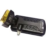 Electromaster KGS-2100 Dijital Mini Uydu Alıcısı Siyah Renk ile Scart Bağlantı Özellikleri Sunar