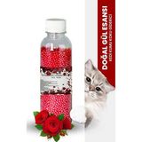 Electron Kedi Kumu Kokusu,Tuvalet Koku Giderici Granül, Gül Ferahlatıcı Etkili, Suda Eriyen , 250Ml