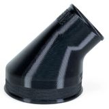Electron Whale Açılı Redüktör 4 "ila 2-1/2", Shop Vac"ı Toz Toplama Portuna Bağlayın (4 "ila 2.5"), Adaptör Dönüştürücü, 45 Derece Dirsek, Ağaç İşleme Toz Kanalını Vakum Hortumuna Takın, R4520 R4512 (4 "ila 2-1/2")
