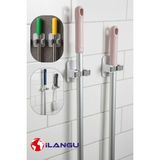 ELECTRONX Çok Amaçlı Yapışkanlı Mop Askısı Sap Tutucu 4 Adet Ayarlanabilir Plastik Ürün - 4 ADET MOP TUTUCU