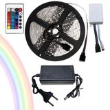 electroon 12Volt 3Çipli Silikonlu RGB Led Kumanda Adaptör Set - 5Metre