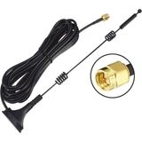 Electroon 2.4g/5.8g 12DBI 22CM Yaylı Dış Ortam Modem Wifi Anteni - 1ADET - Siyah