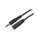 Electroon 3.5 mm 5 m Stereo Jaklı Dişi-Erkek Aux Ses Kablosu