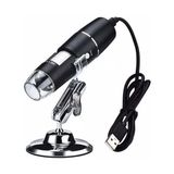 Electroon 8ledli 1600X Zoom Dijital Taşınabilir USB Mikroskop - Siyah