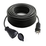 Electroon electroon 3x1.5mm 20Metre Topraklı Kauçuk Elektrik Uzatma Kablosu