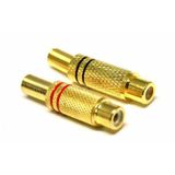 Electroon Gold Rca Dişi Tos Jak Fiş Metal - 10Adet