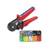 Electroon Hsc8 6-6a Terminal Sıkma Pensesi 0.25-6mm2 Awg23-10 +300parça Kablo Pabucu Set 1 Adet