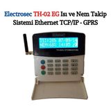 Electrosec TH-02EG 1 Kanal Isı ve Nem Takip Sistemi Ethernet Tcp / Ip - Gprs Alarm ve Otomasyon Sistemi + 1 Adet Isı Nem Probu +16V Adaptör - yok