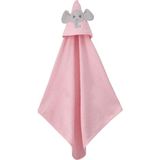 Elefun Friends 3D Kapüşonlu Bebek Havlusu – 3D Fil Nakışlı,soft Cotton, 80X90 Cm, 0–12 Ay ( - Yenidoğan - Renkli