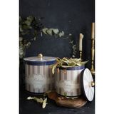 Elegance Desenli Metal Saklama Kabı 2'li Set 2.1 Litre 4.1 Litre ERB48V5
