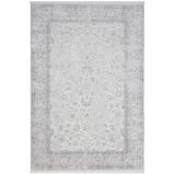Elegance Eg004a Gri Halı Antrasit Modern Klasik Desenli Viskon Doğal Iplik Bambu Halı Tozu Az Salon 97 X 200 A.grı-K.grı