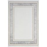 Elegance Eg006a Gri Halı Gold Detaylı Viskon Doğal Iplik Bambu Halı Tozu Az Salon Halısı Yatak Odası 156 X 230 Grı-Beyaz