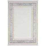Elegance Eg006a Gri Halı Gold Detaylı Viskon Doğal Iplik Bambu Halı Tozu Az Salon Halısı Yatak Odası 78 X 150 Grı-Beyaz