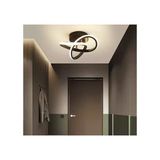 Elegance Modern Plafonyer Power LED Avize Gün Işığı - Siyah Kasa - 1