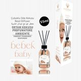 Elegance Vip Perfume Bebek Reed Diffuser Bambu Çubuklu Oda Kokusu (55ML)
