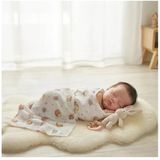 Elegancehome %100 Pamuk Müslin Bebek Battaniyesi (110X110 Cm) Yumuşak Dok