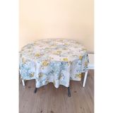 ELEGANCEV ALTI ASTARLI YUVARLAK MUŞAMBA MASA ÖRTÜSÜ -140 CM ÇAP-ELG7