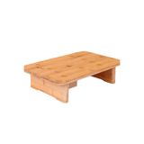 ELEGANCEV AYAKLI BAMBU KESİM TAHTASI-KESME TAHTASI-EKMEK TAHTASI-ET TAHTASI-(34 X 22 X 8,5 CM)
