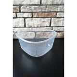 Elegancev Lavabo Içi Süzgeç- Mini Çöp Kutusu-Şeffaf Plastik - 1 lt