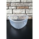 ELEGANCEV Lavabo Içi Süzgeç- Mini Çöp Kutusu-Şeffaf plastik