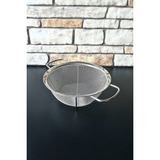 Elegancev Paslanmaz Çelik Takviyeli Süzgeç - Sepet- Makarna Süzgeci-20 cm - 2 lt