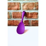 Elegancev Silikon Sert Pilav Kaşığı -Servis Kaşığı- Mor Renk - 1 Adet- 21 cm - 1 lt