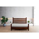 Elegans Ithal Çam Masif Ahşap Karyola Ceviz Renk 150X200 - Ölçü