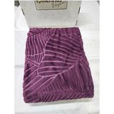 Elegans Tek Kişilik Battaniye - 160 x 220 cm - Mürdüm