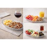 Elegant Dikdörtgen Meze &amp; Servis Tabağı (1 Adet – 27×16 Cm) - Çok Renkli