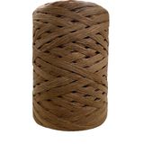 Elegant Natura Raffia Rafya Şapka Çanta Kağıt İp 100 gr RFX100 G43 Kahverengi