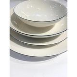 Elegant Siyah 6 Kişilik 24 Parça Yemek Takımı
