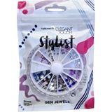 Elegant Touch Stylist Nail Art 12 Farklı Renk 240 Adet Taş Seti