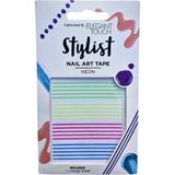 Elegant Touch Stylist Neon Nail Art Renkli Tırnak Şerit Bant Süsü - Çok Renkli