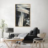 Elegant Yağlı Boya Dokulu Tablo 75X100 Gold Çerçeveli