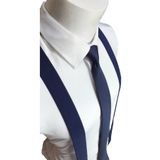Elegante Cravatte Lacivert Renk Pantolon Askısı Ve Kravat-mendil Seti