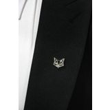 Elegante Cravatte Tilki Figürlü Ceket Yaka İğnesi Rozet Broş