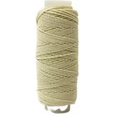 Elegantshop Lastik Makara, Kol Ağzı, Yaka, Paça Lastiği - Bobin KREM 15m