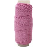 Elegantshop Lastik Makara, Kol Ağzı, Yaka, Paça Lastiği - Bobin PEMBE 15m
