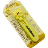 Elegantshop Mini Maket Bıçağı Falçata 9 cm OLX-8952 - Sarı