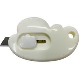 Elegantshop Mini Maket Bıçağı Falçata Bulut 6 cm FX676 - Beyaz