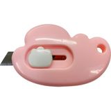 Elegantshop Mini Maket Bıçağı Falçata Bulut 6 cm FX676 - Pembe