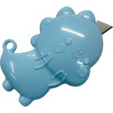 Elegantshop Mini Maket Bıçağı Falçata Dinazor 5*6 cm FX682 - Mavi