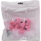 Elegantshop Nevresim Sabitleyici Yorgan Perde Çarşaf Sabitleme Kılıf Klips YNS03A - Pembe