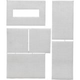 Elegantshop Plastik Kanvas Peçetelik - PT - 11 x 17 cm